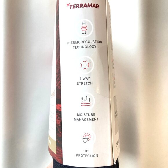 TERRAMAR Altitude 3.0 Base Layer Turtleneck Top Women's XL Black NWT - Picture 4 of 7